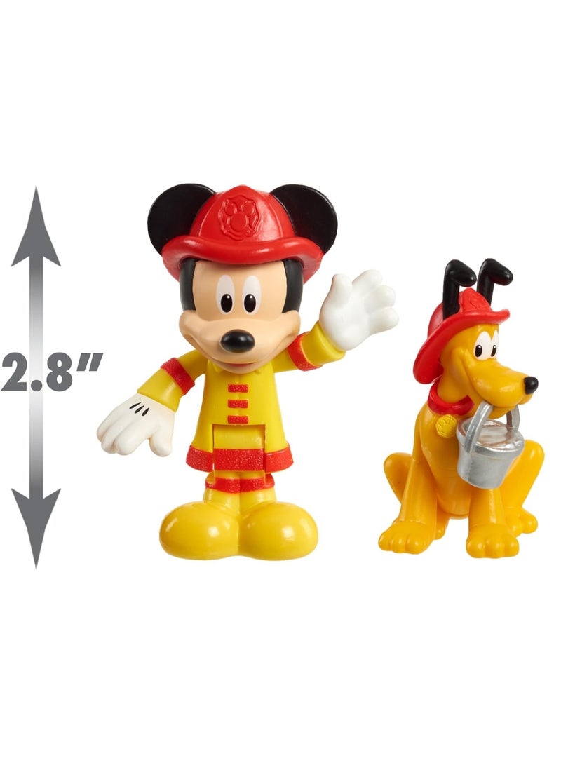 Disney Mickey Mouse Fire Engine Toy â€“ Mickeyâ€™s Fire Truck with Lights and Sounds - Image 3